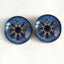 Water Vintage Compass Rose Sew-On Button Glass Eyes - Prismatic Fiber Arts