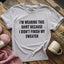Wearing This T-shirt - Prismatic Fiber Arts