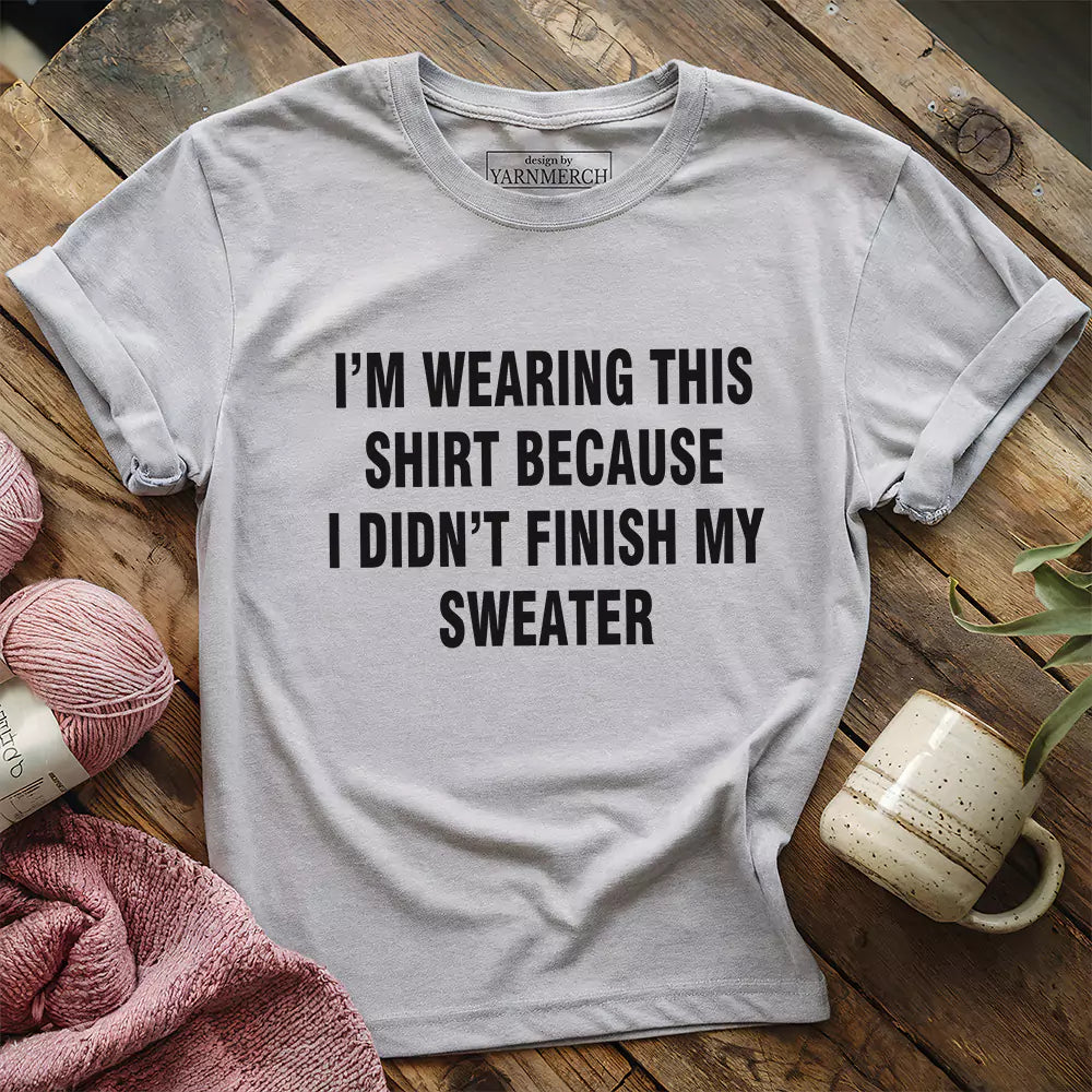 Wearing This T-shirt - Prismatic Fiber Arts