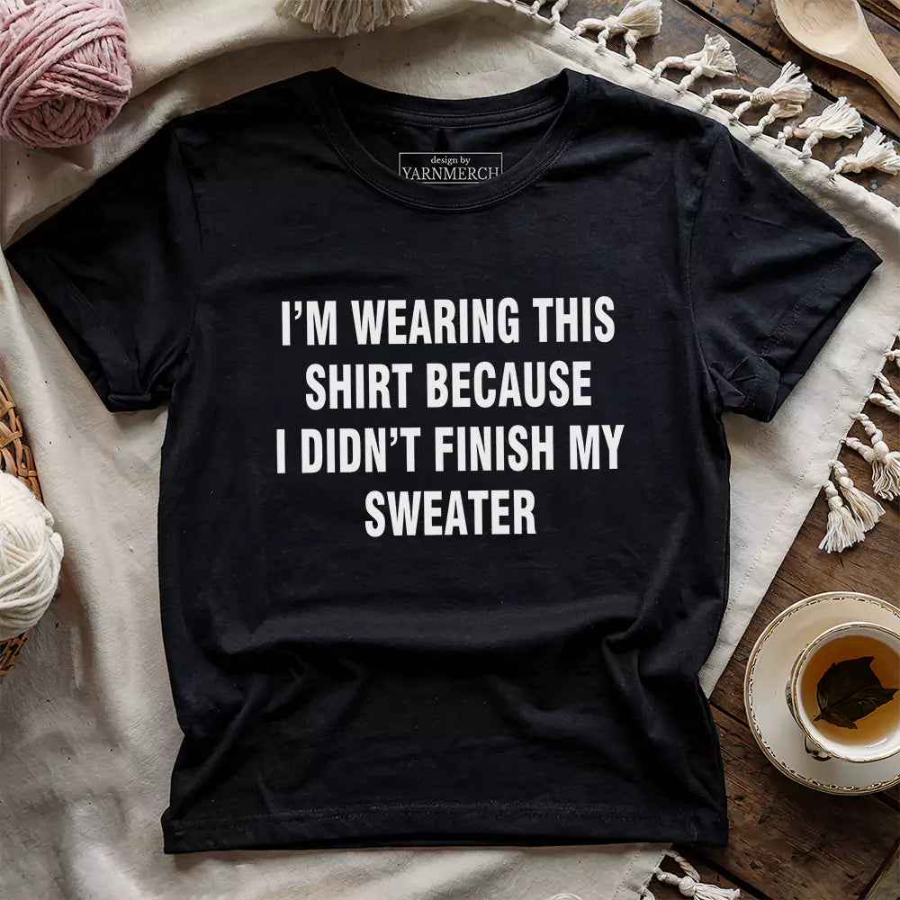 Wearing This T-shirt - Prismatic Fiber Arts