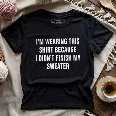 Wearing This T-shirt - Prismatic Fiber Arts