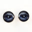 Blue Whale Sew-On Button Glass Eyes - Prismatic Fiber Arts