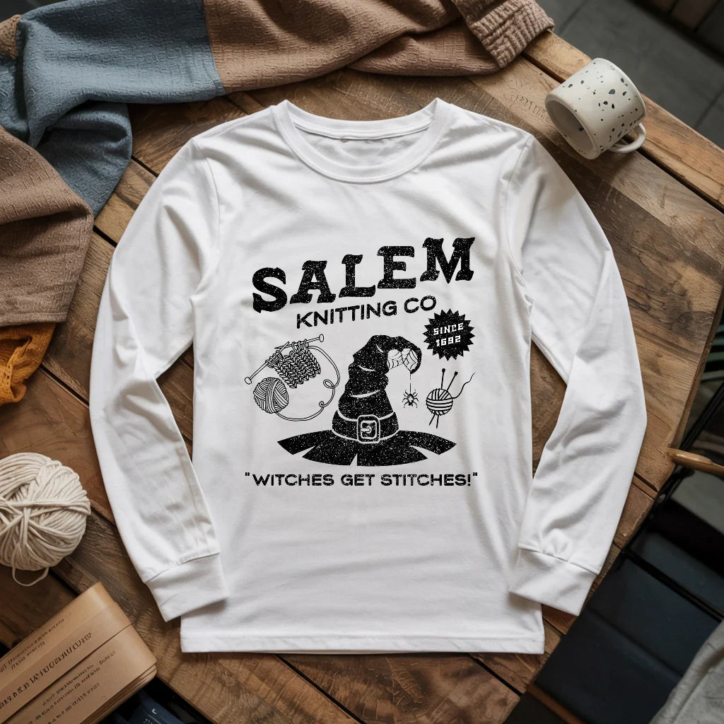 Salem Knitting Long Sleeve T-shirt - Prismatic Fiber Arts
