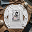 Skeleton Crocheter Tarot Long Sleeve T-shirt - Prismatic Fiber Arts