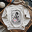 Skeleton Crocheter Tarot Sweatshirt - Prismatic Fiber Arts