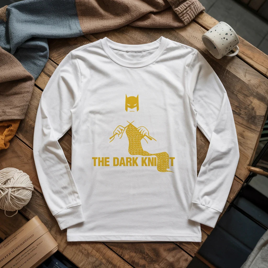 The Dark Knit Long Sleeve T-shirt - Prismatic Fiber Arts