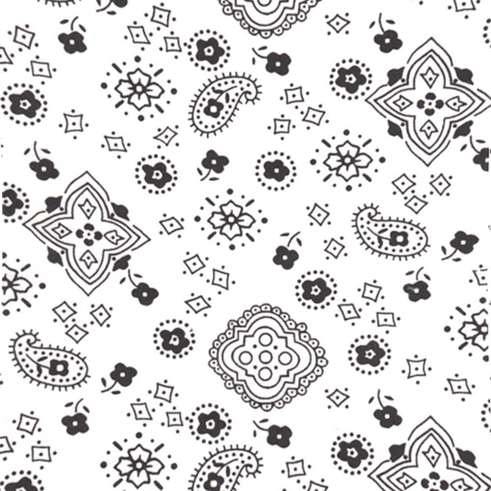 Bandana Print Poly Cotton Fabric - Prismatic Fiber Arts