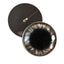 Wide Brown Sew-On Button Glass Eyes - Prismatic Fiber Arts