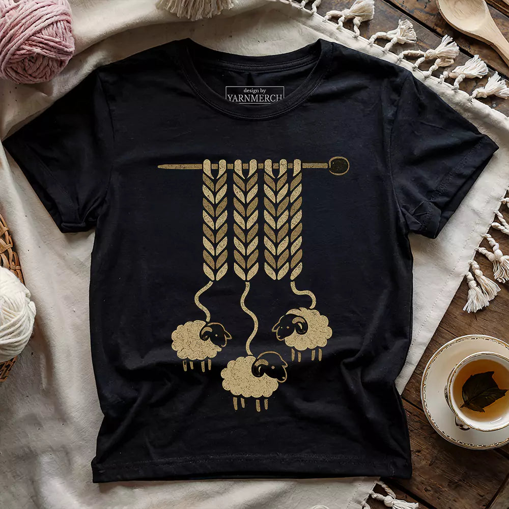 Wool Origins T-shirt - Prismatic Fiber Arts