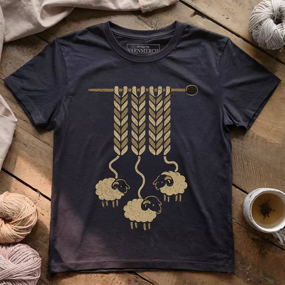 Wool Origins T-shirt - Prismatic Fiber Arts