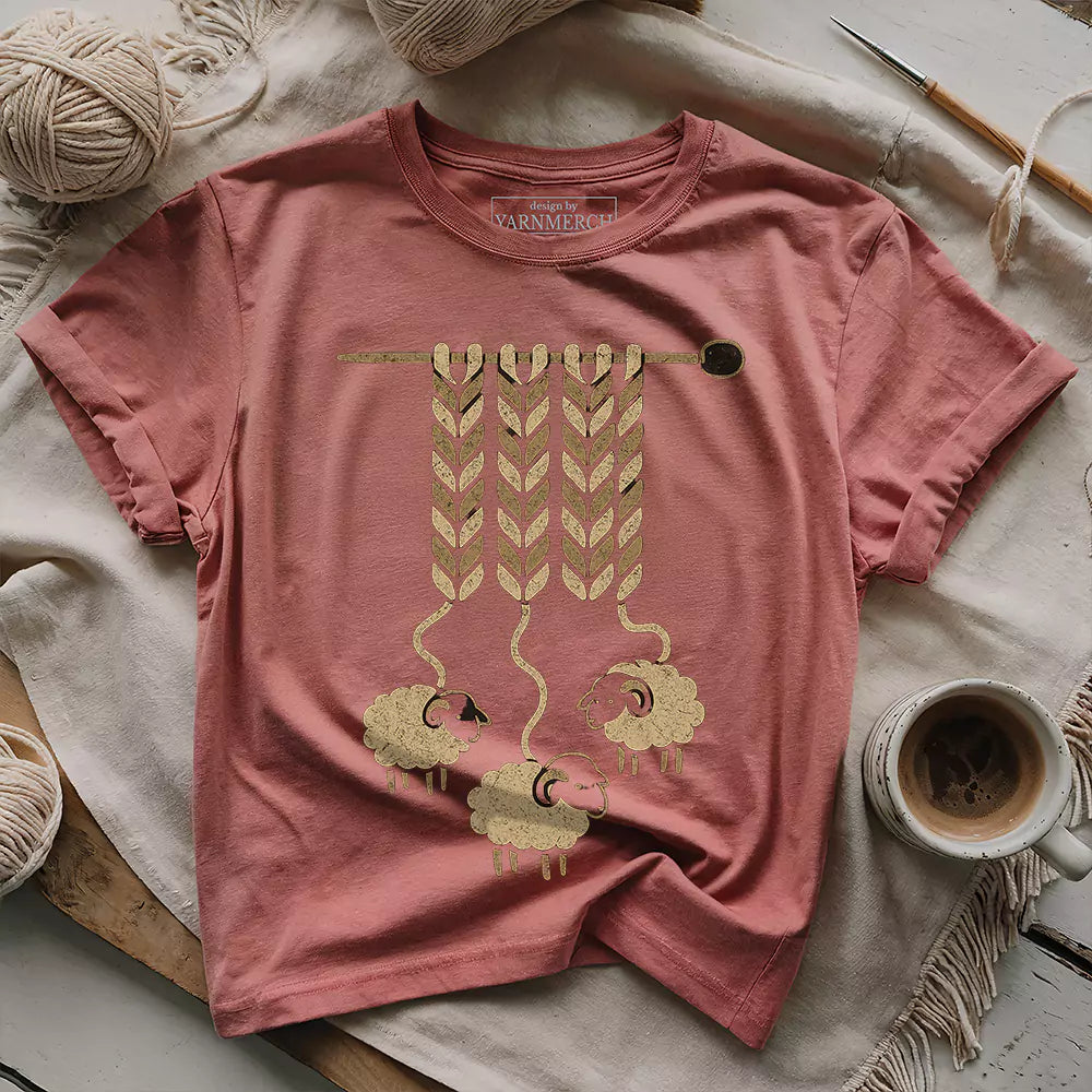 Wool Origins T-shirt - Prismatic Fiber Arts