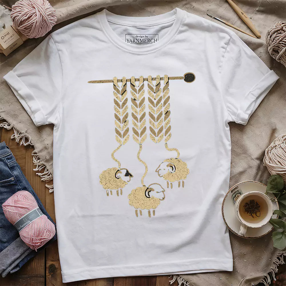 Wool Origins T-shirt - Prismatic Fiber Arts