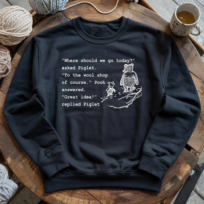 Wool Shop Sweatshirt - Prismatic Fiber Arts