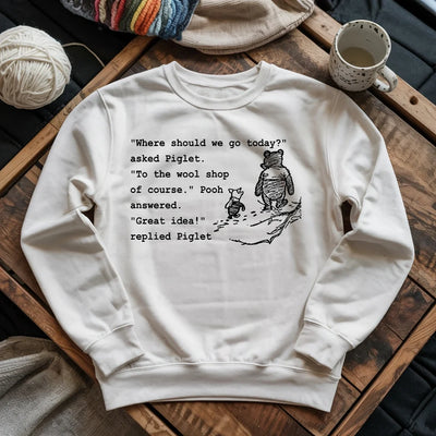 Wool Shop Sweatshirt - Prismatic Fiber Arts