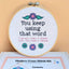 Word Nerd's Refrain - Funny Princess Bride Cross Stitch Kit by Room for Calm - Prismatic Fiber Arts