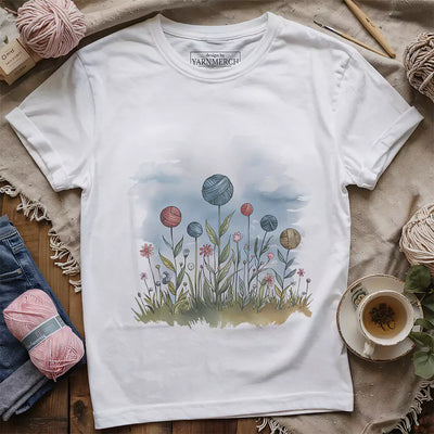 Yarn Field T-shirt - Prismatic Fiber Arts