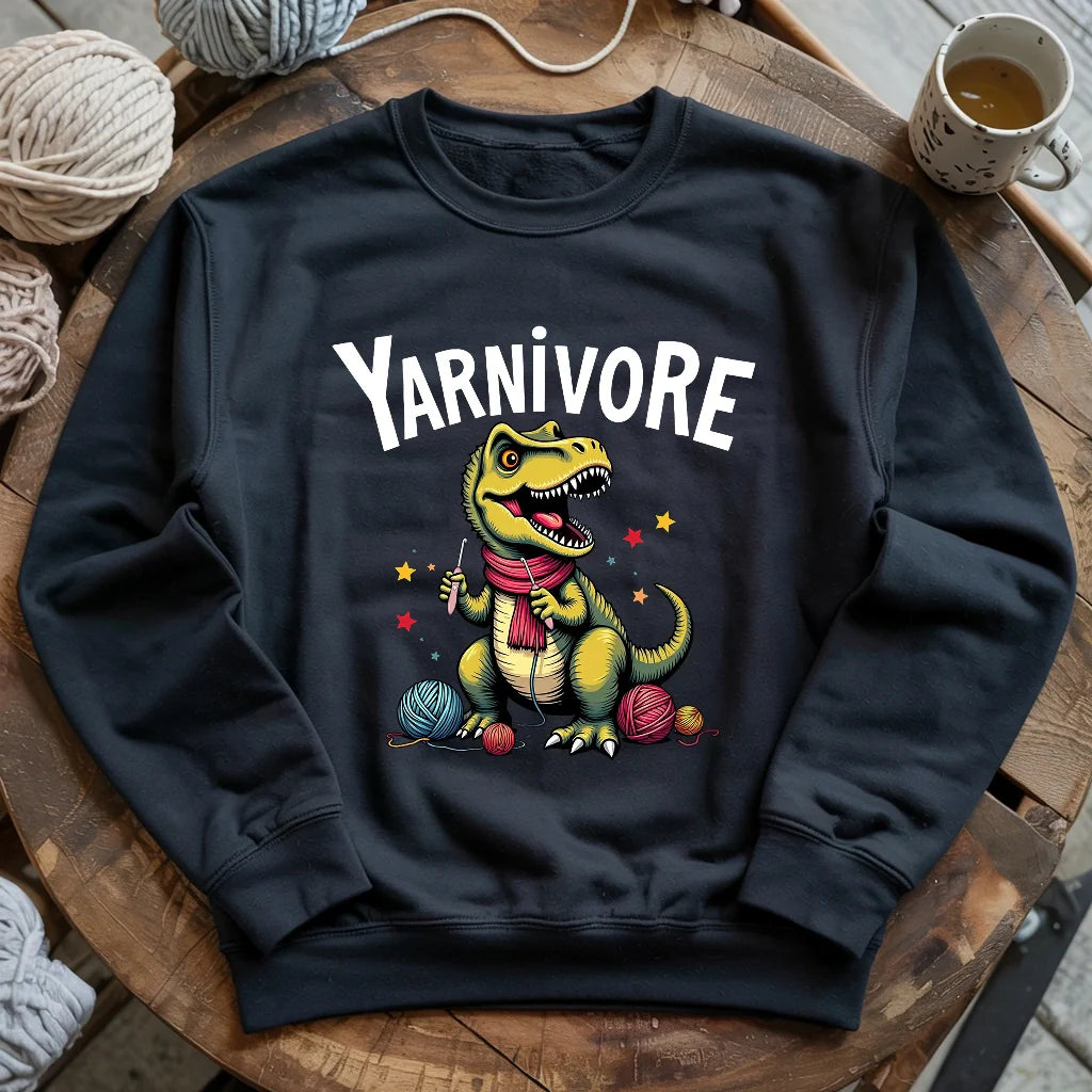 Yarnivore Crocheter Sweatshirt - Prismatic Fiber Arts