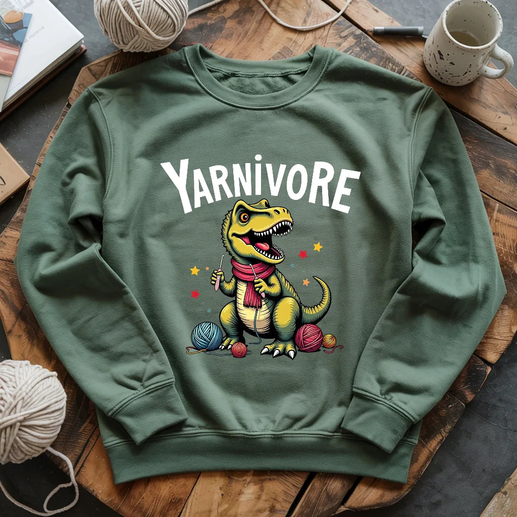 Yarnivore Crocheter Sweatshirt - Prismatic Fiber Arts