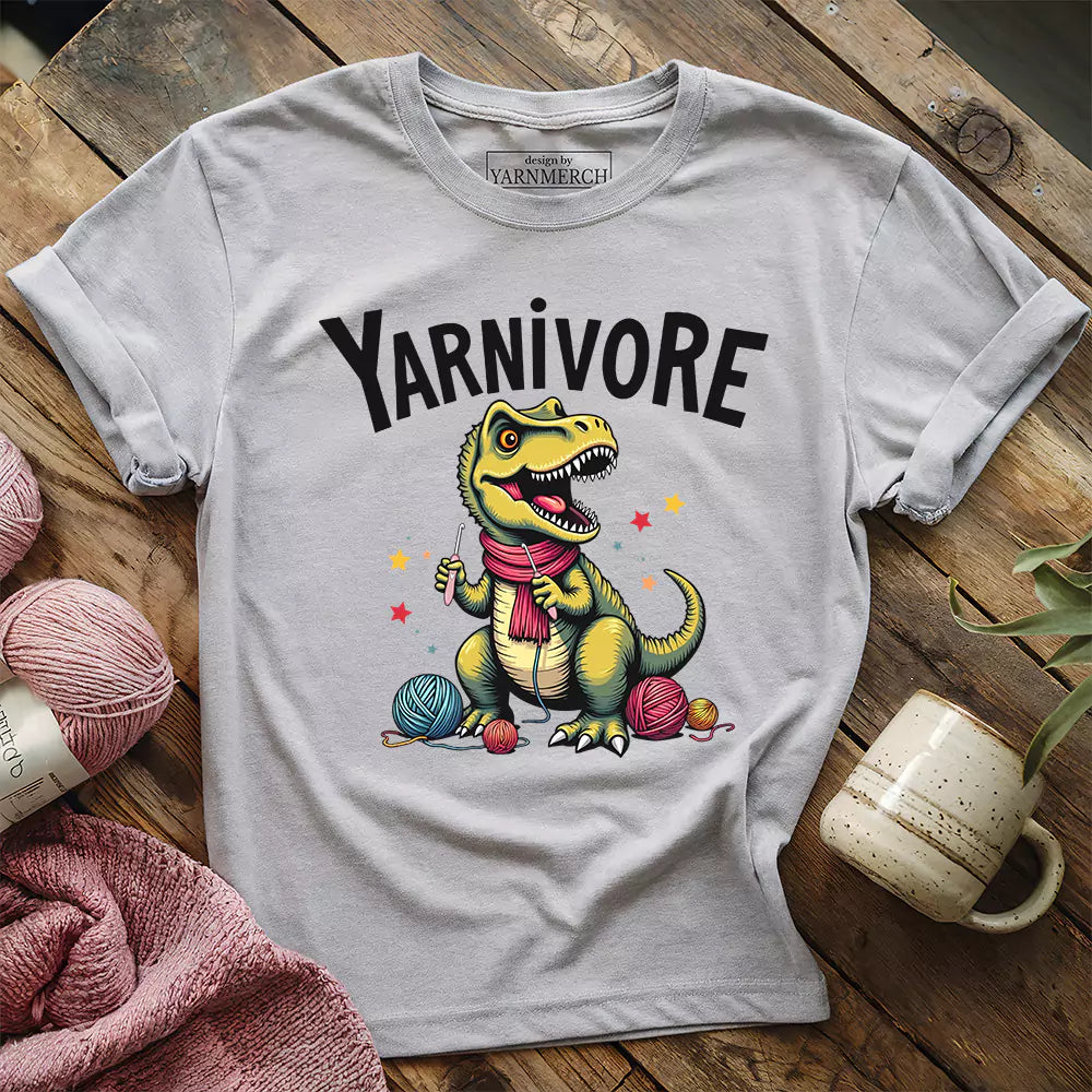 Yarnivore Crocheter T-shirt - Prismatic Fiber Arts