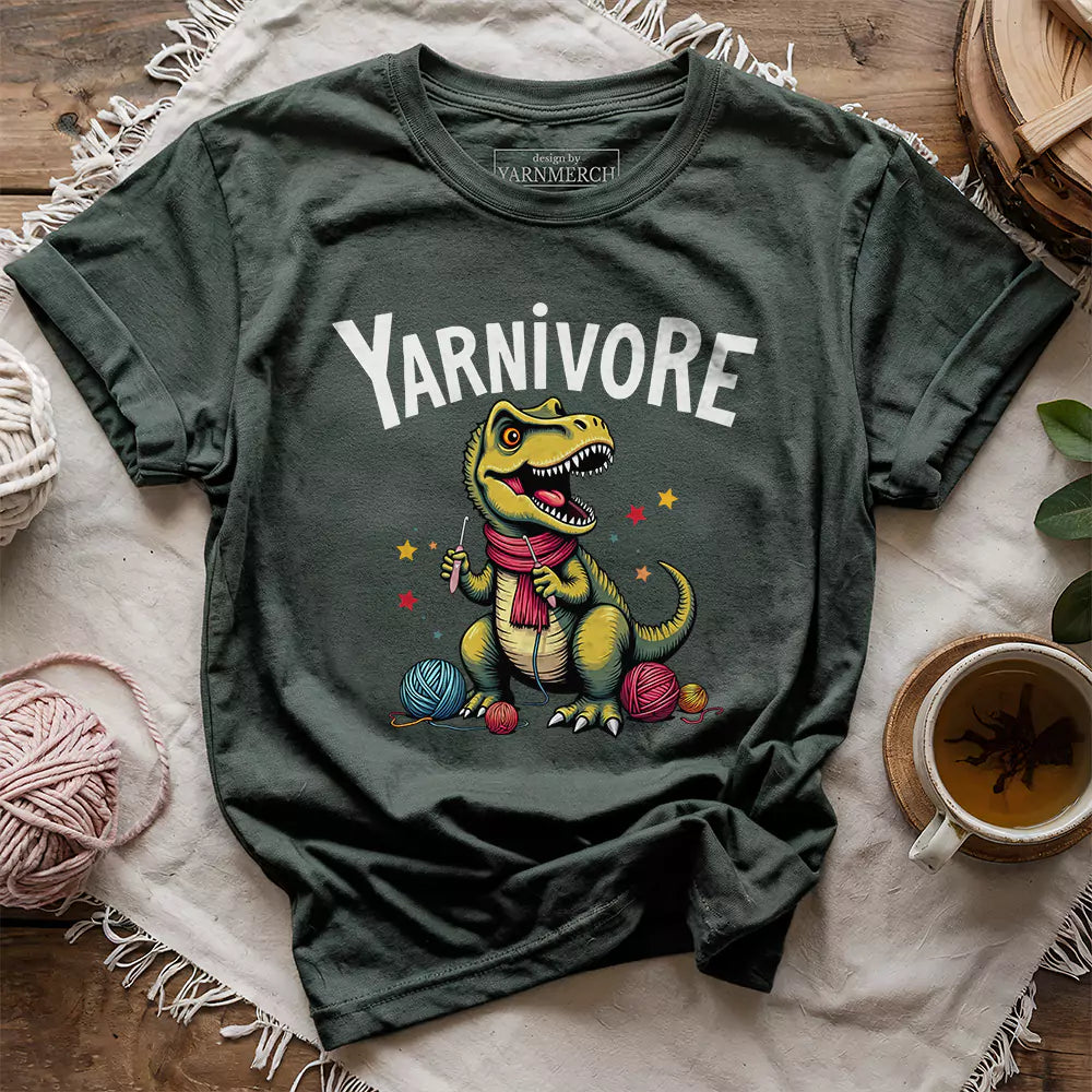 Yarnivore Crocheter T-shirt - Prismatic Fiber Arts