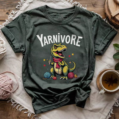 Yarnivore Crocheter T-shirt - Prismatic Fiber Arts