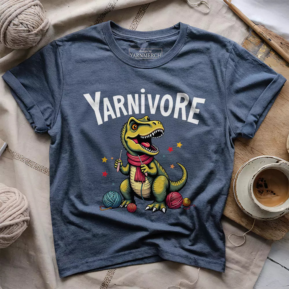 Yarnivore Crocheter T-shirt - Prismatic Fiber Arts