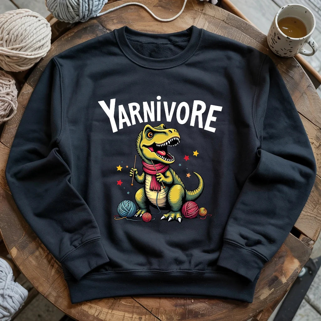 Yarnivore Knitter Sweatshirt - Prismatic Fiber Arts