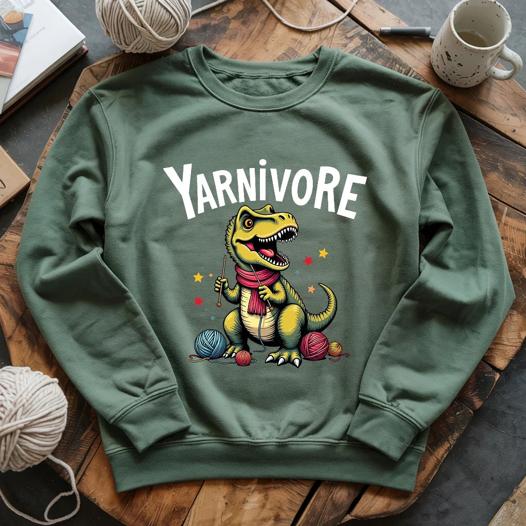 Yarnivore Knitter Sweatshirt - Prismatic Fiber Arts