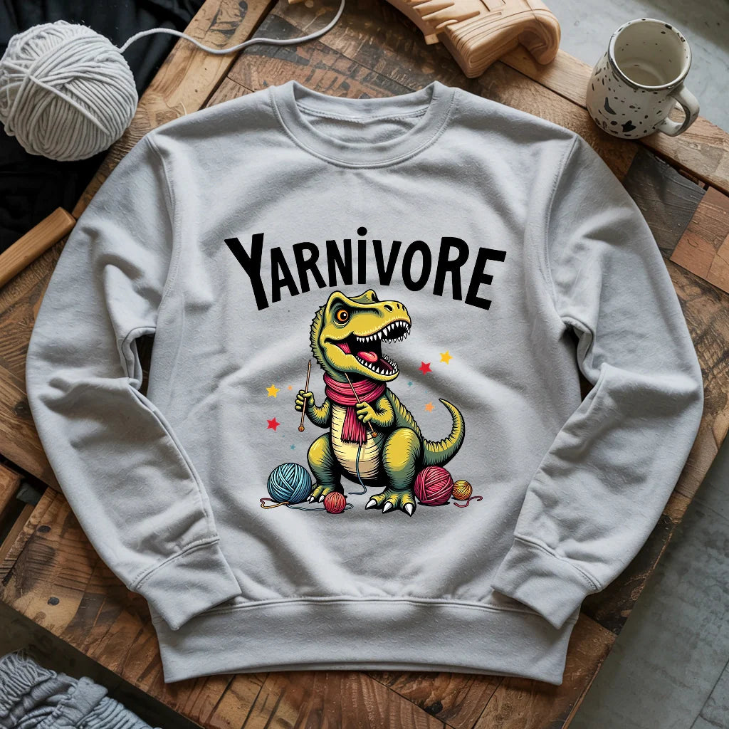 Yarnivore Knitter Sweatshirt - Prismatic Fiber Arts