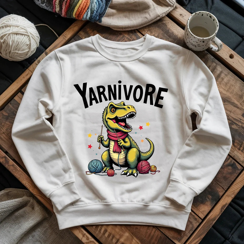 Yarnivore Knitter Sweatshirt - Prismatic Fiber Arts