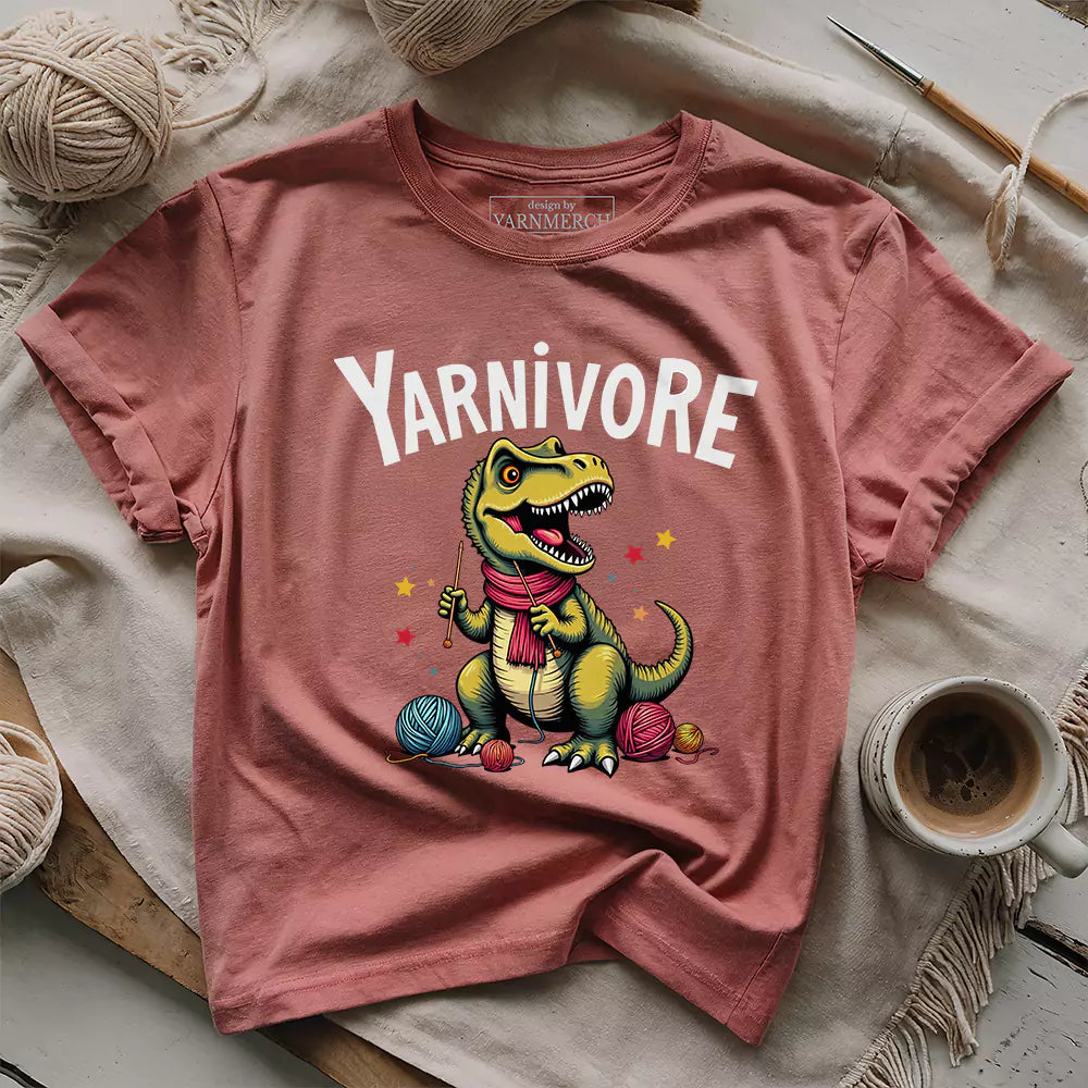 Yarnivore Knitter T-shirt - Prismatic Fiber Arts