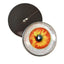 Yellow and Orange Spooky Sew-On Button Glass Eyes - Prismatic Fiber Arts