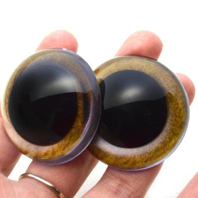 Yellow Owl Plastic Bird Safety Eyes - Prismatic Fiber Arts