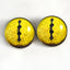 Yellow Snake Sew-On Button Glass Eyes - Prismatic Fiber Arts