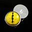 Yellow Snake Sew-On Button Glass Eyes - Prismatic Fiber Arts